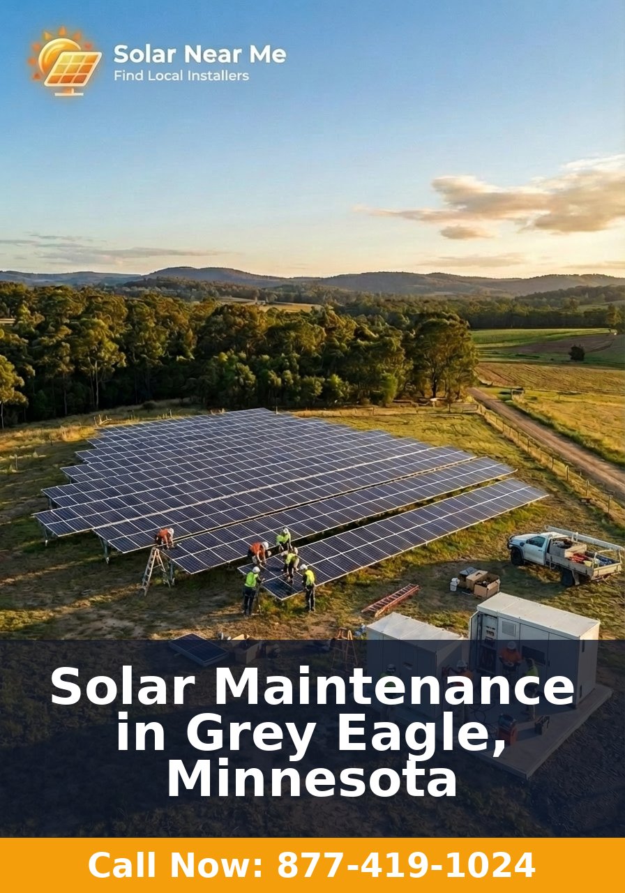 Solar Maintenance in Grey Eagle, Minnesota
