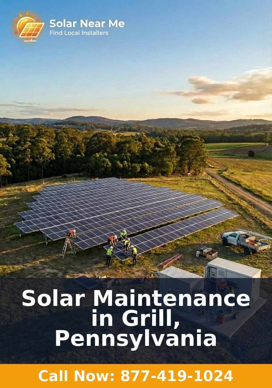 Solar Maintenance in Grill, Pennsylvania