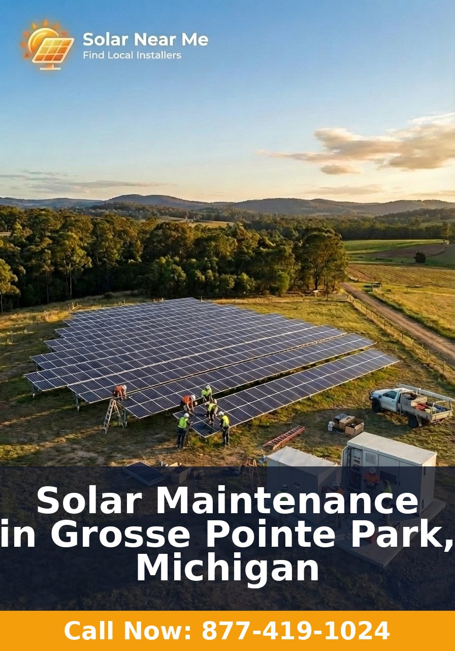Solar Maintenance in Grosse Pointe Park, Michigan