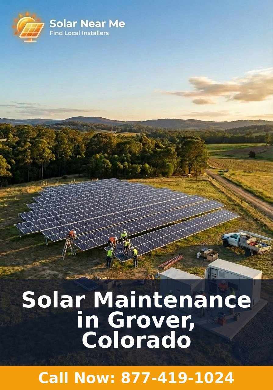 Solar Maintenance in Grover, Colorado
