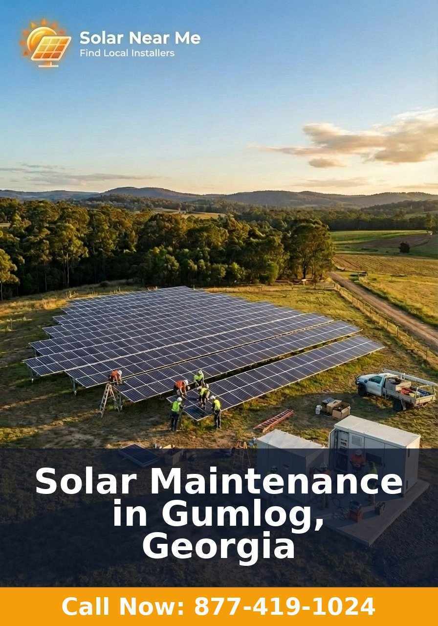 Solar Maintenance in Gumlog, Georgia