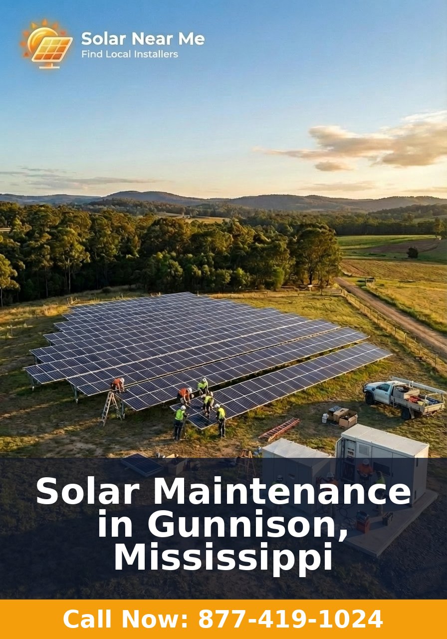 Solar Maintenance in Gunnison, Mississippi