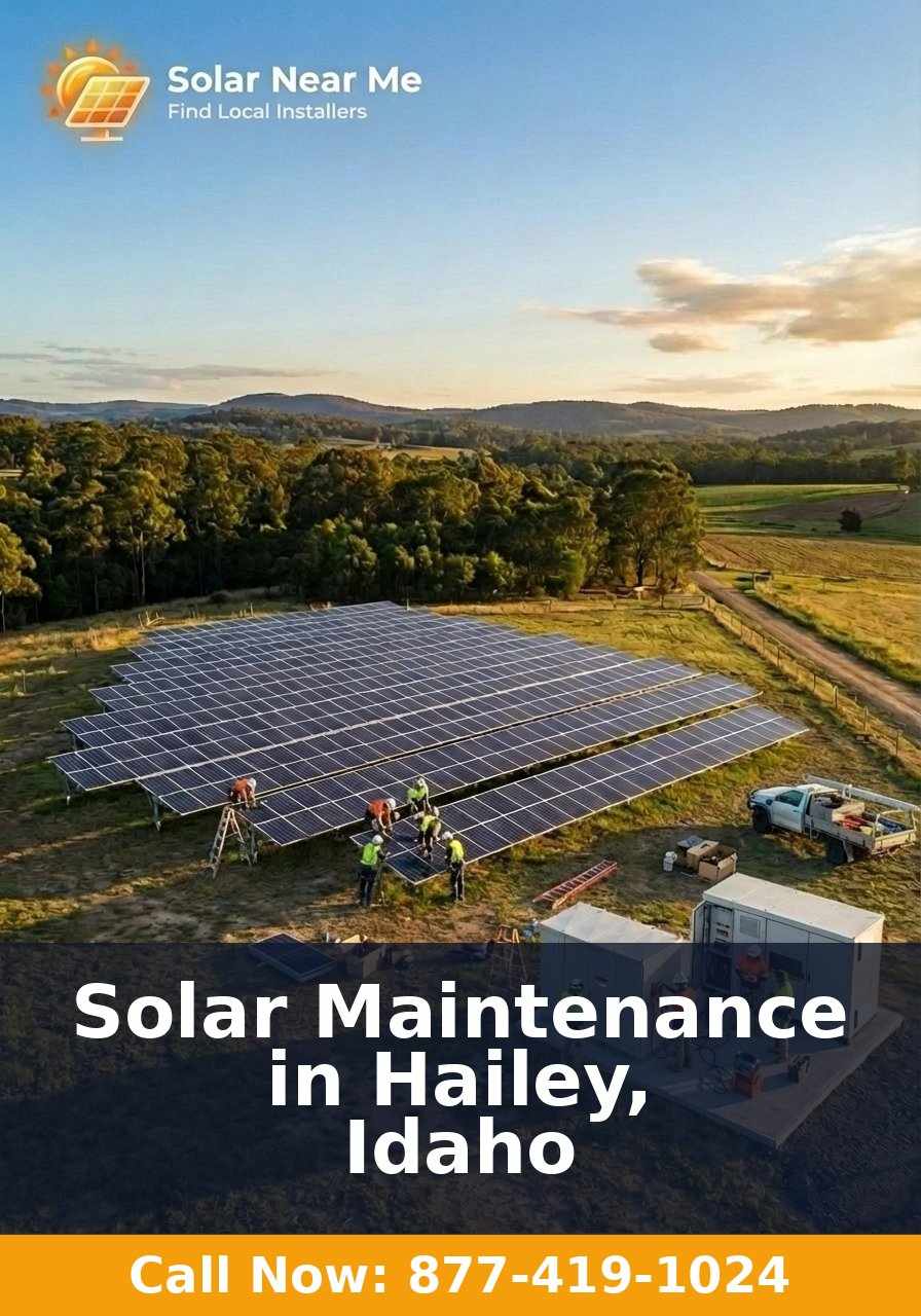 Solar Maintenance in Hailey, Idaho