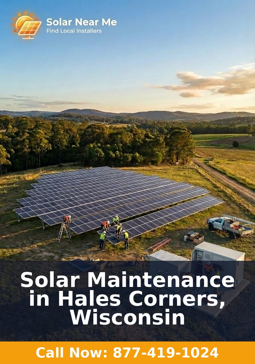 Solar Maintenance in Hales Corners, Wisconsin