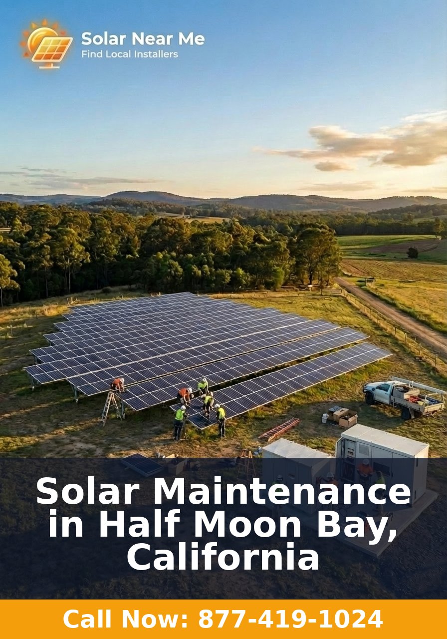 Solar Maintenance in Half Moon Bay, California