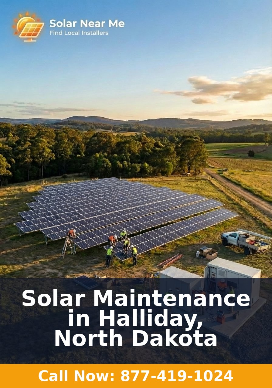 Solar Maintenance in Halliday, North Dakota