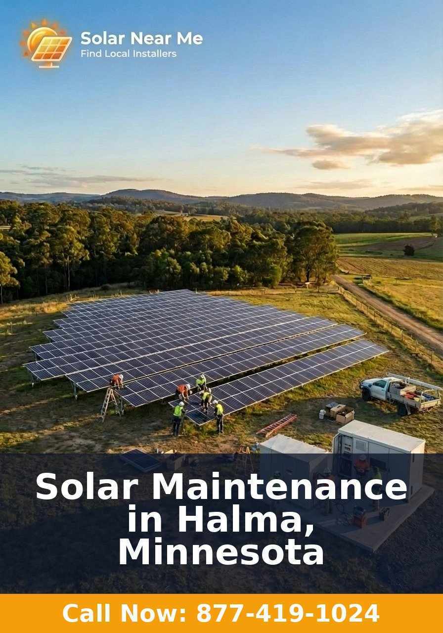 Solar Maintenance in Halma, Minnesota