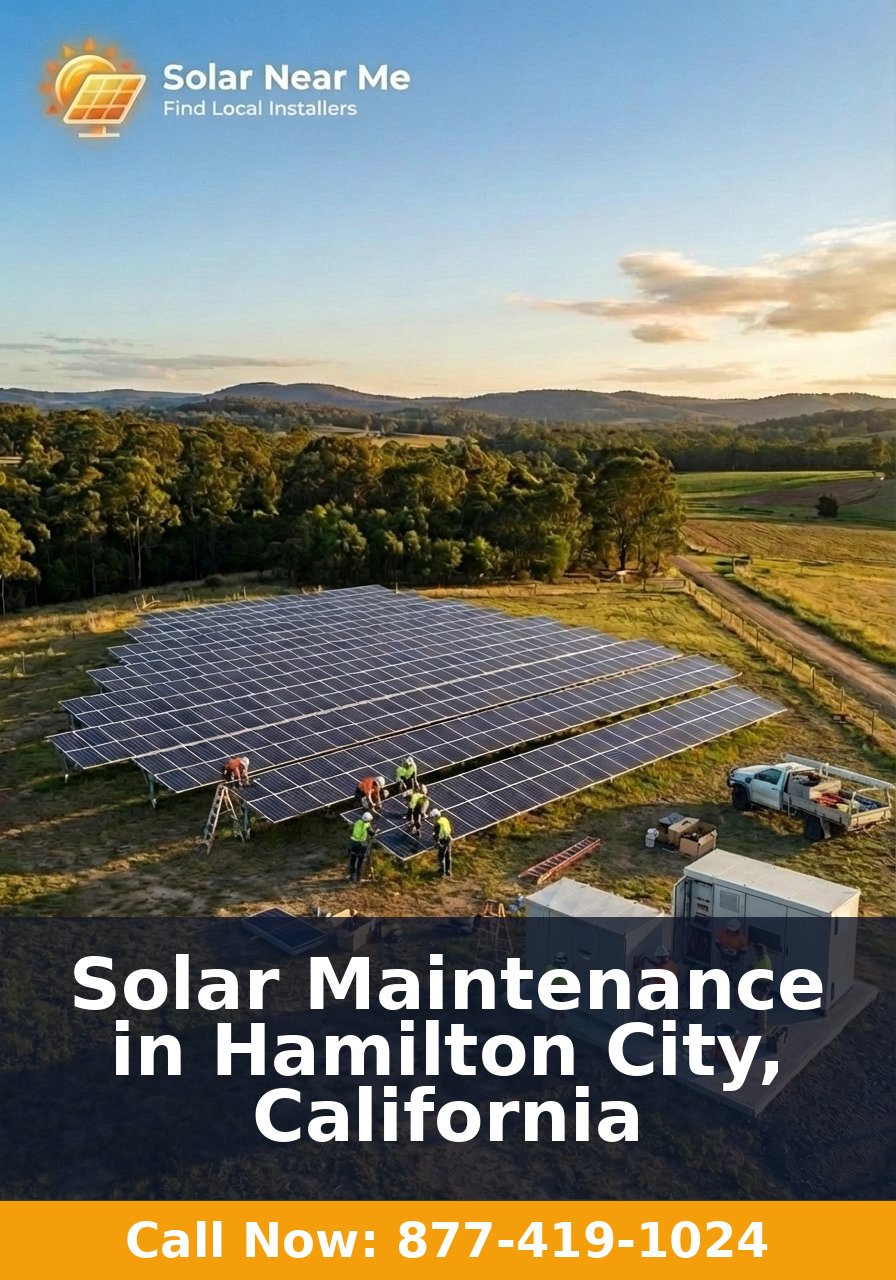 Solar Maintenance in Hamilton City, California
