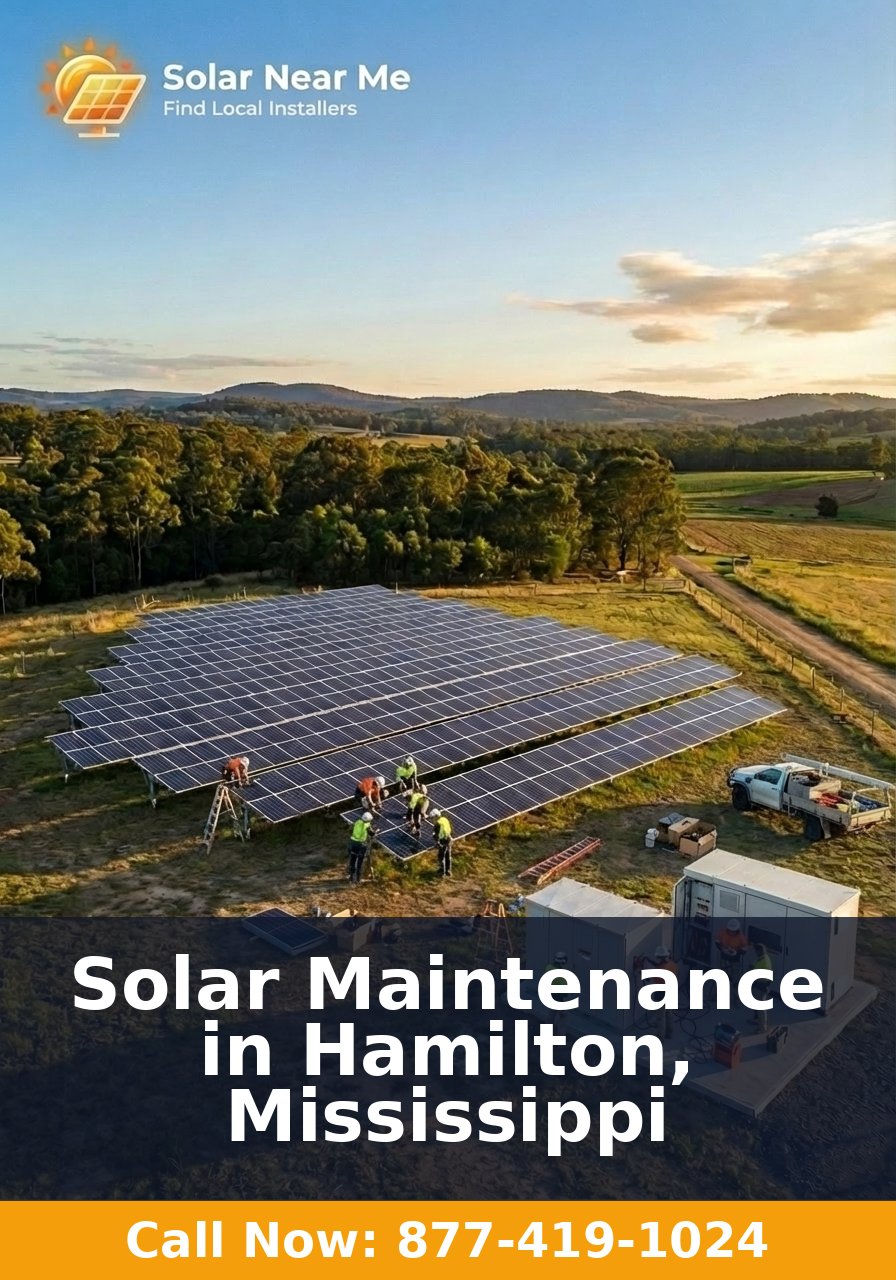 Solar Maintenance in Hamilton, Mississippi