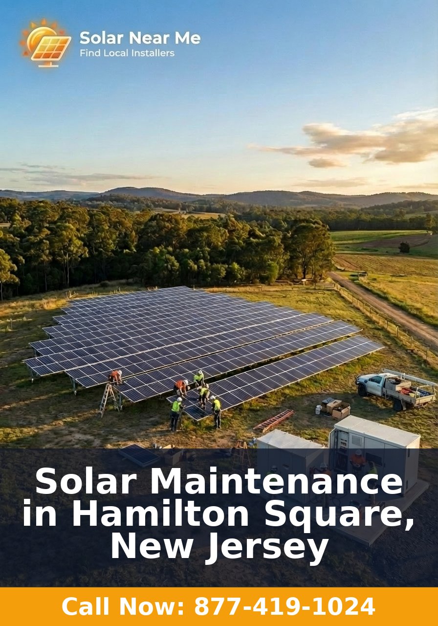 Solar Maintenance in Hamilton Square, New Jersey