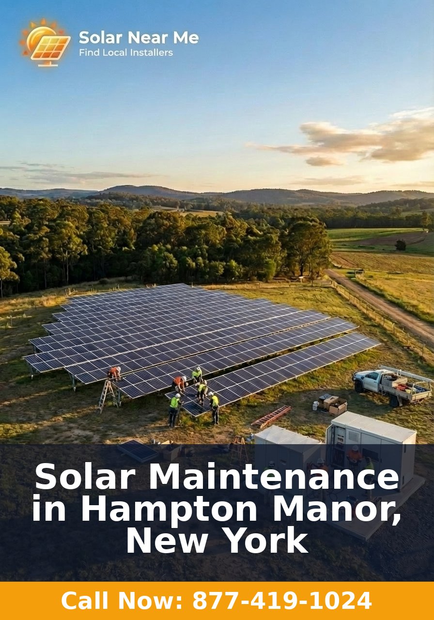 Solar Maintenance in Hampton Manor, New York