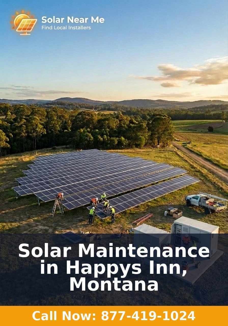 Solar Maintenance in Happys Inn, Montana