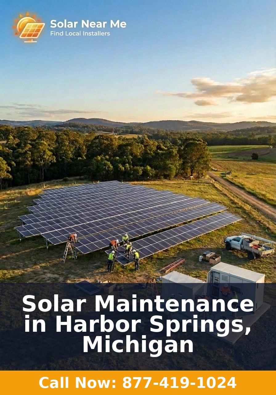 Solar Maintenance in Harbor Springs, Michigan