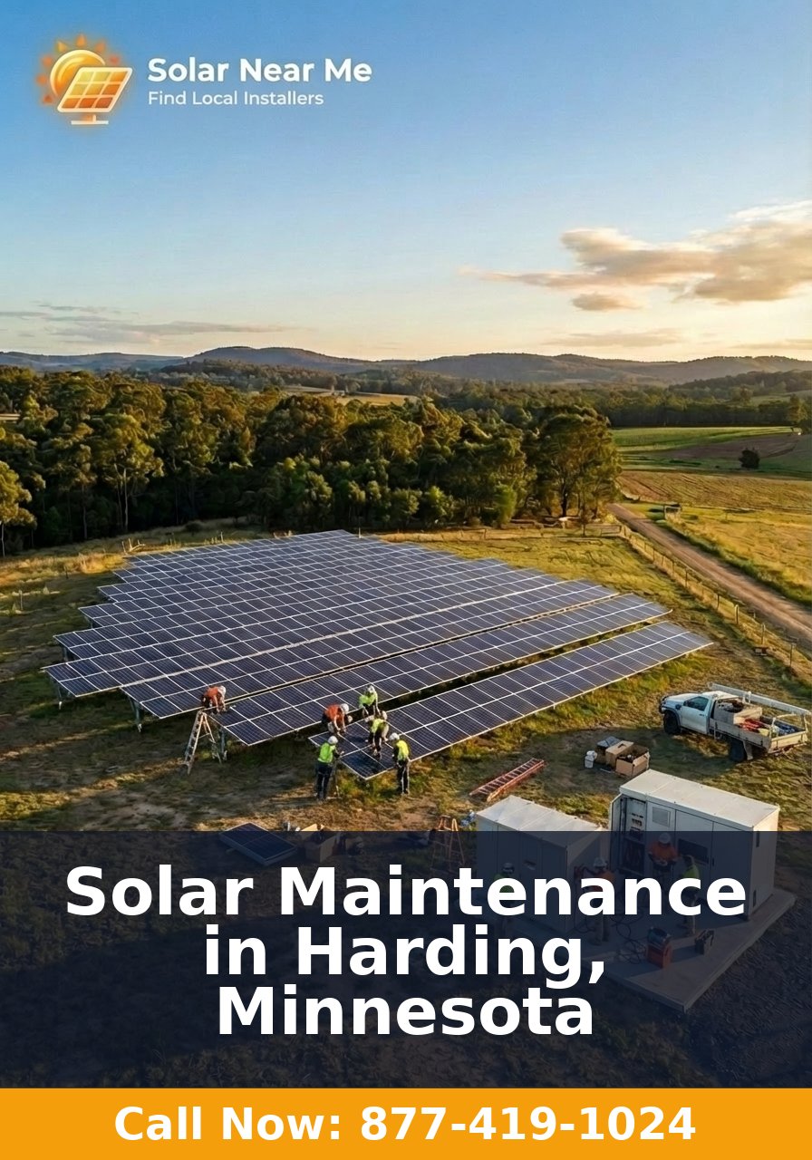 Solar Maintenance in Harding, Minnesota