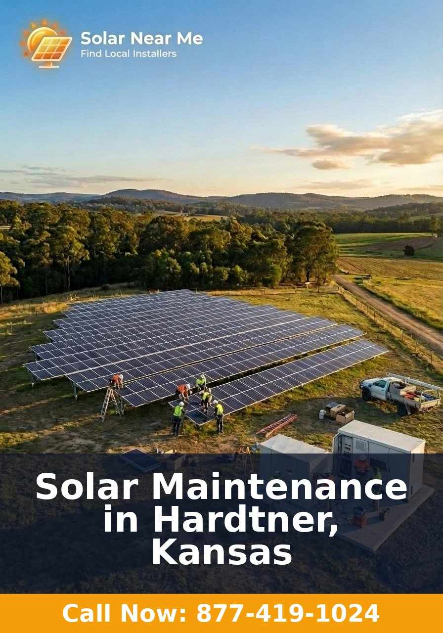 Solar Maintenance in Hardtner, Kansas