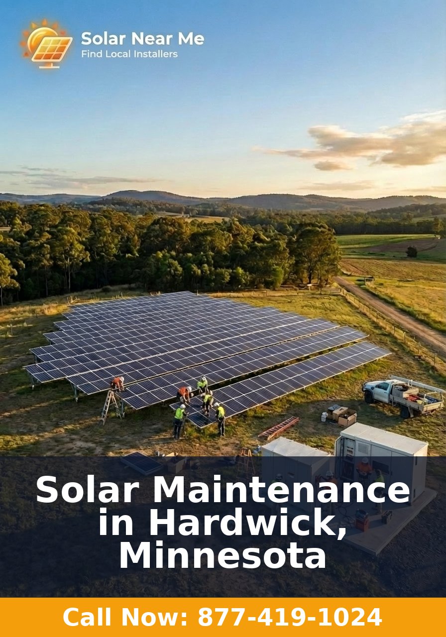 Solar Maintenance in Hardwick, Minnesota