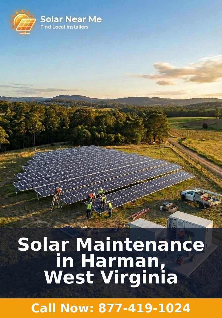 Solar Maintenance in Harman, West Virginia