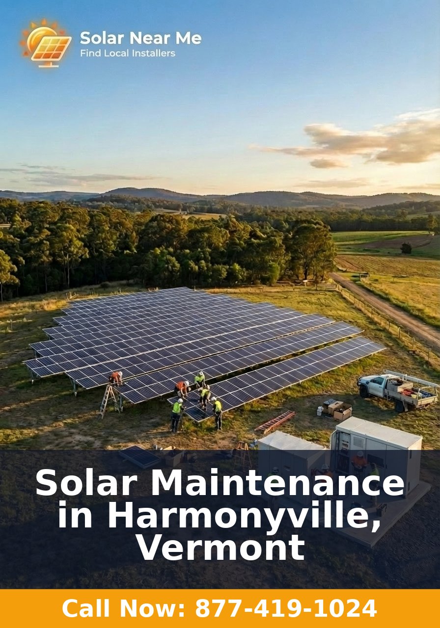 Solar Maintenance in Harmonyville, Vermont