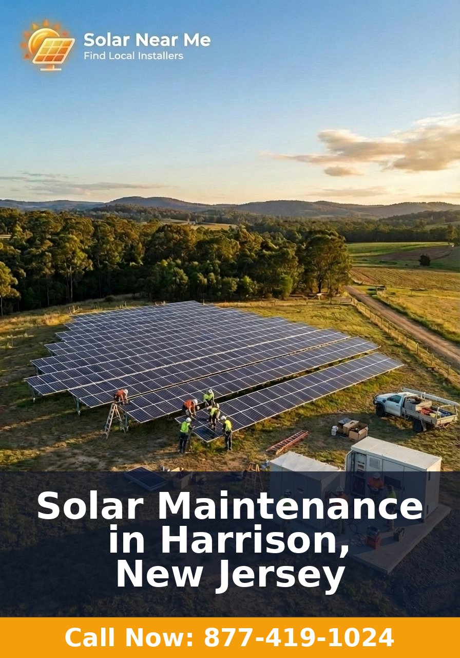 Solar Maintenance in Harrison, New Jersey