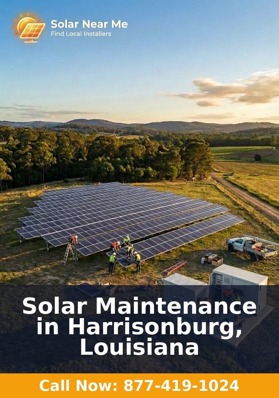 Solar Maintenance in Harrisonburg, Louisiana