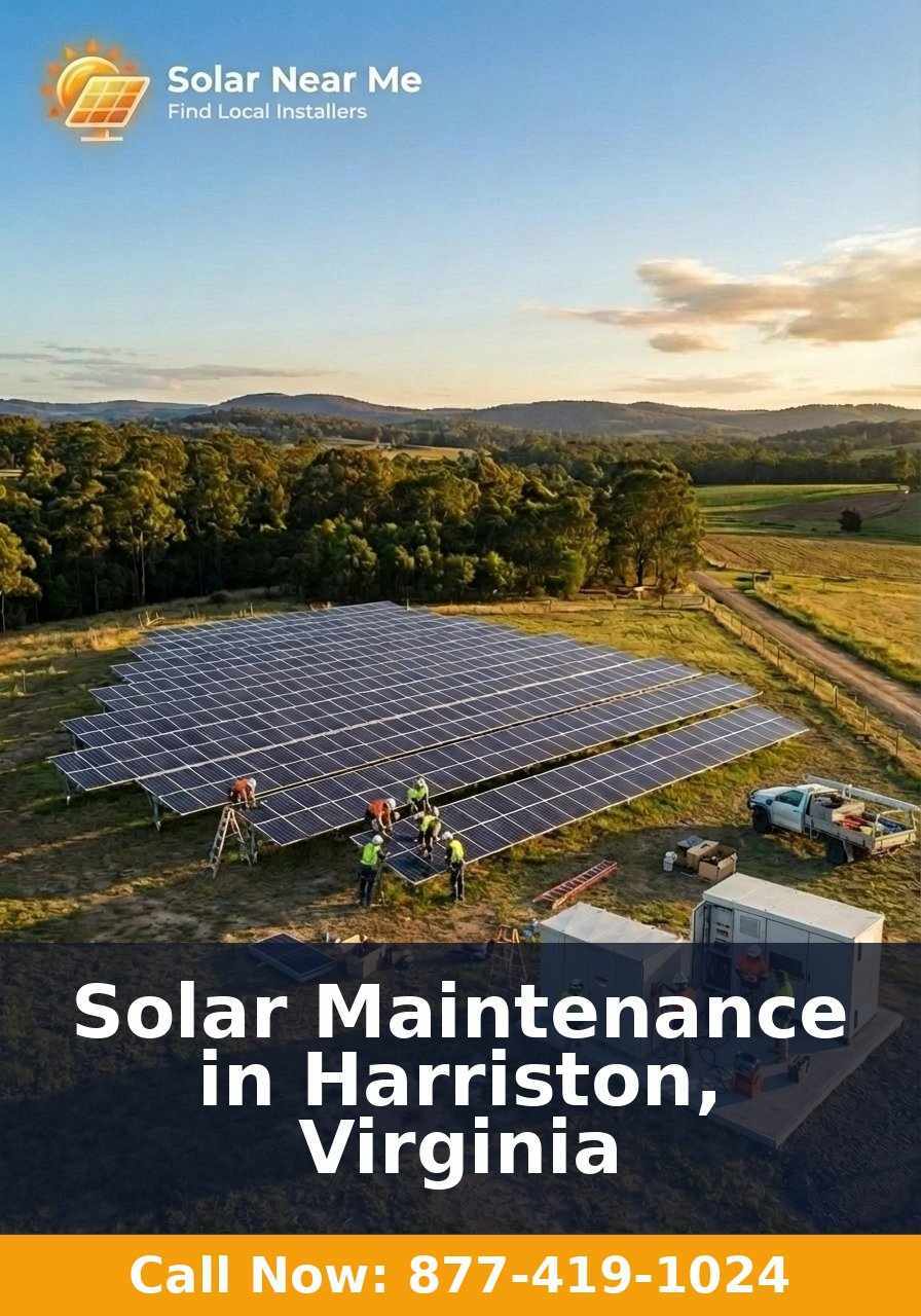 Solar Maintenance in Harriston, Virginia
