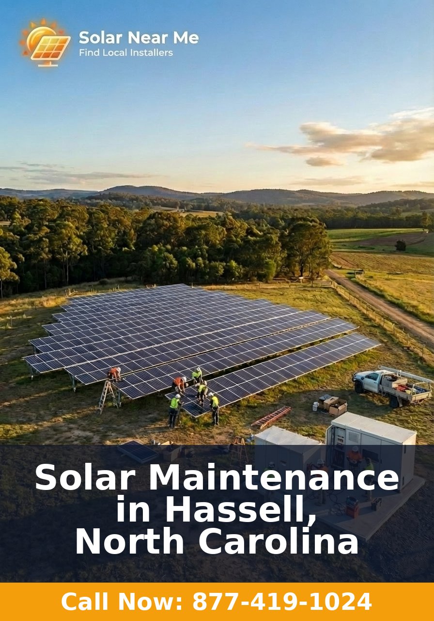 Solar Maintenance in Hassell, North Carolina