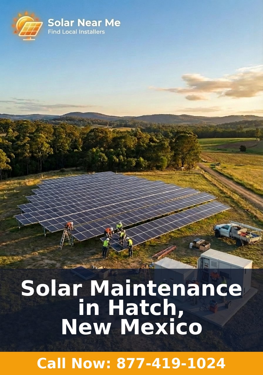 Solar Maintenance in Hatch, New Mexico