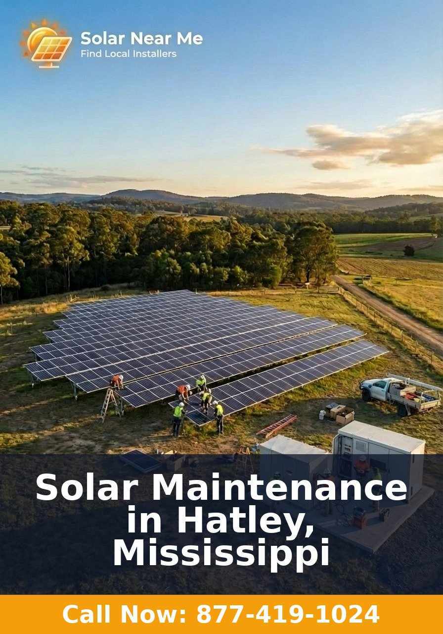 Solar Maintenance in Hatley, Mississippi