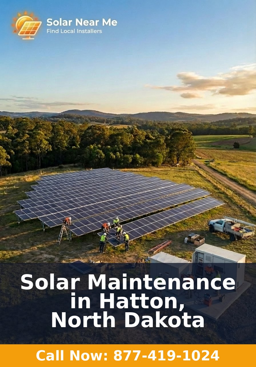 Solar Maintenance in Hatton, North Dakota