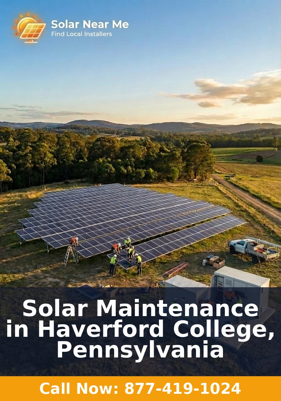 Solar Maintenance in Haverford College, Pennsylvania
