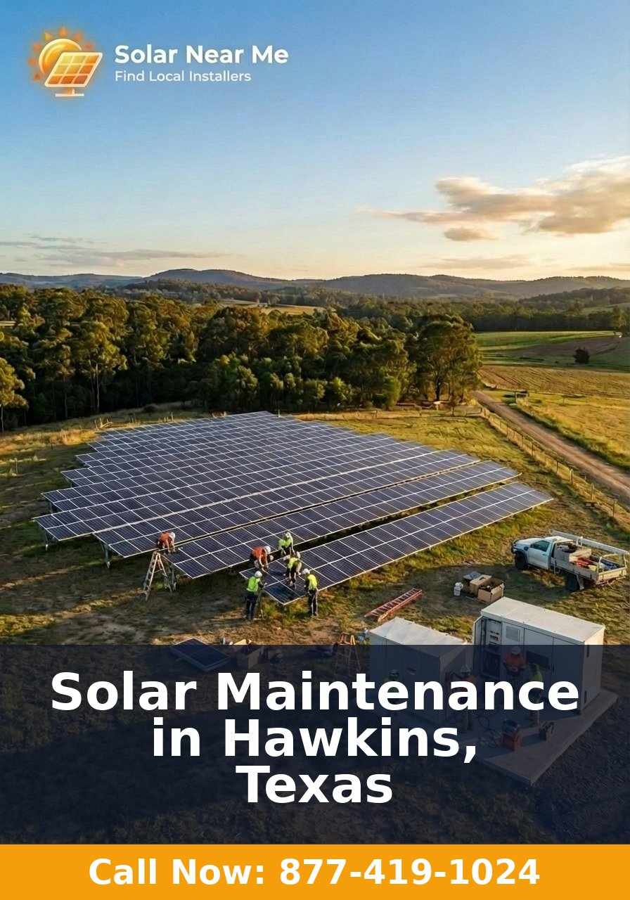 Solar Maintenance in Hawkins, Texas