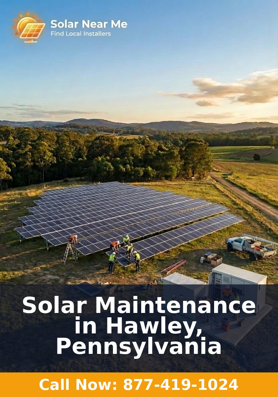 Solar Maintenance in Hawley, Pennsylvania