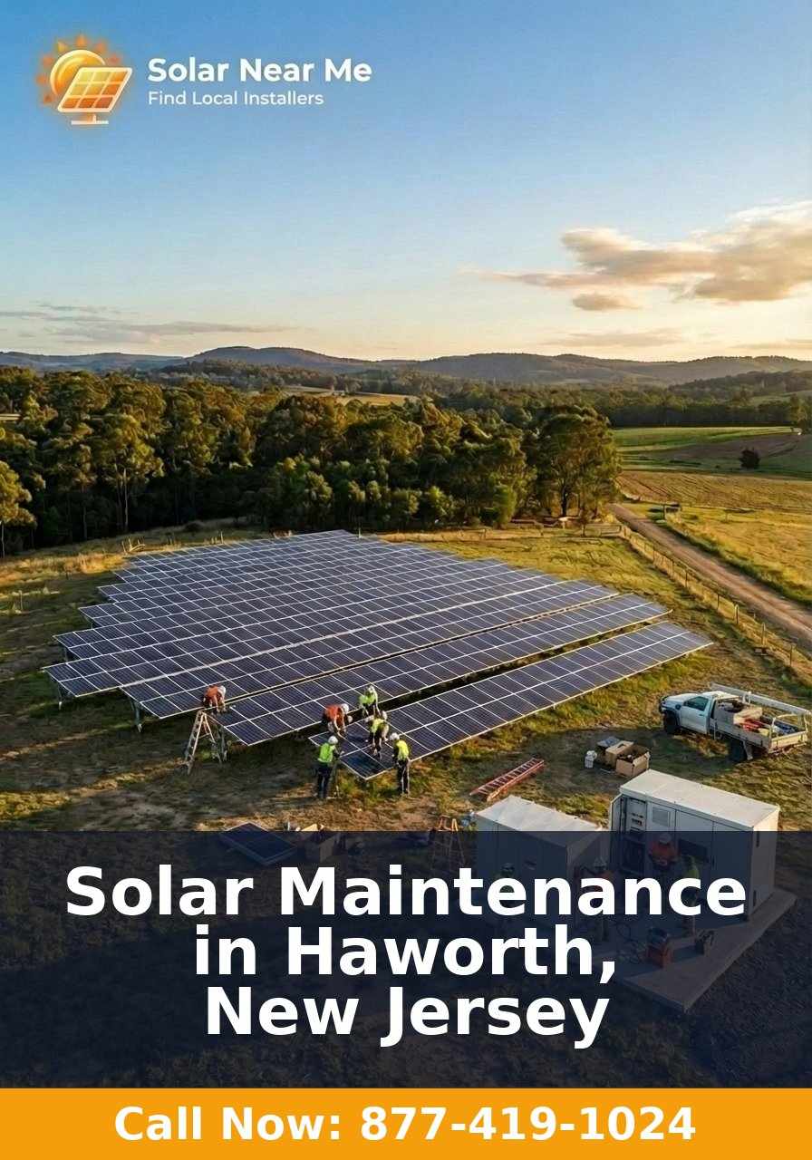 Solar Maintenance in Haworth, New Jersey