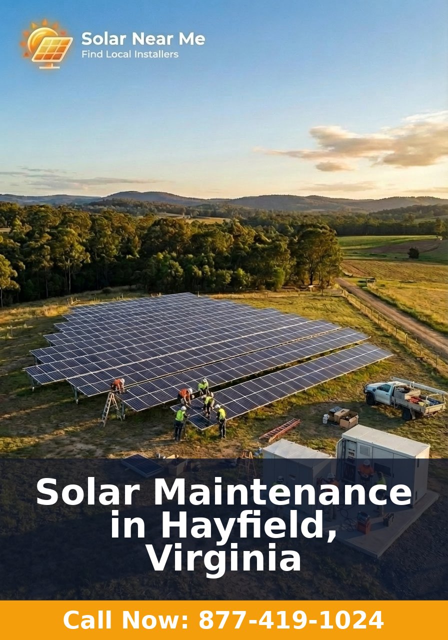 Solar Maintenance in Hayfield, Virginia