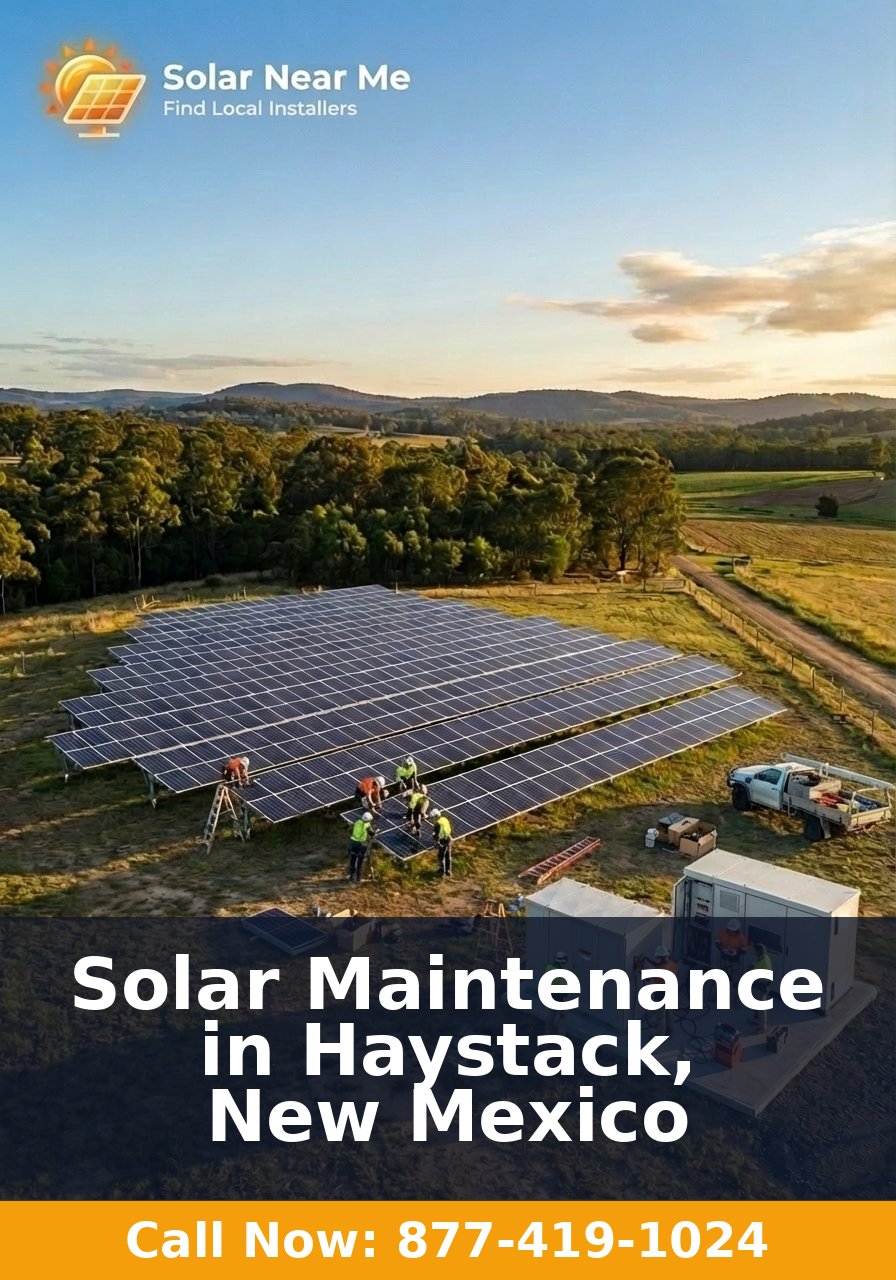 Solar Maintenance in Haystack, New Mexico