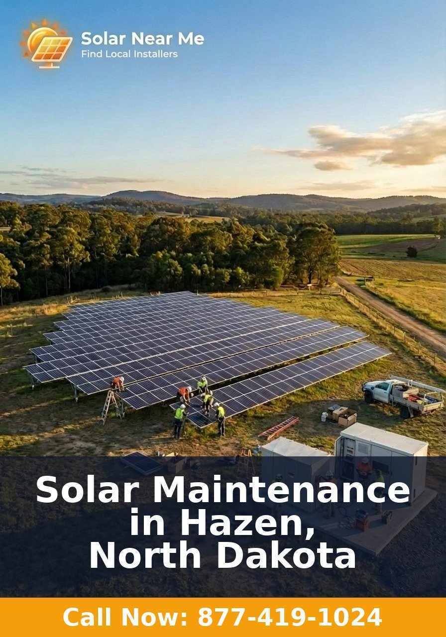 Solar Maintenance in Hazen, North Dakota