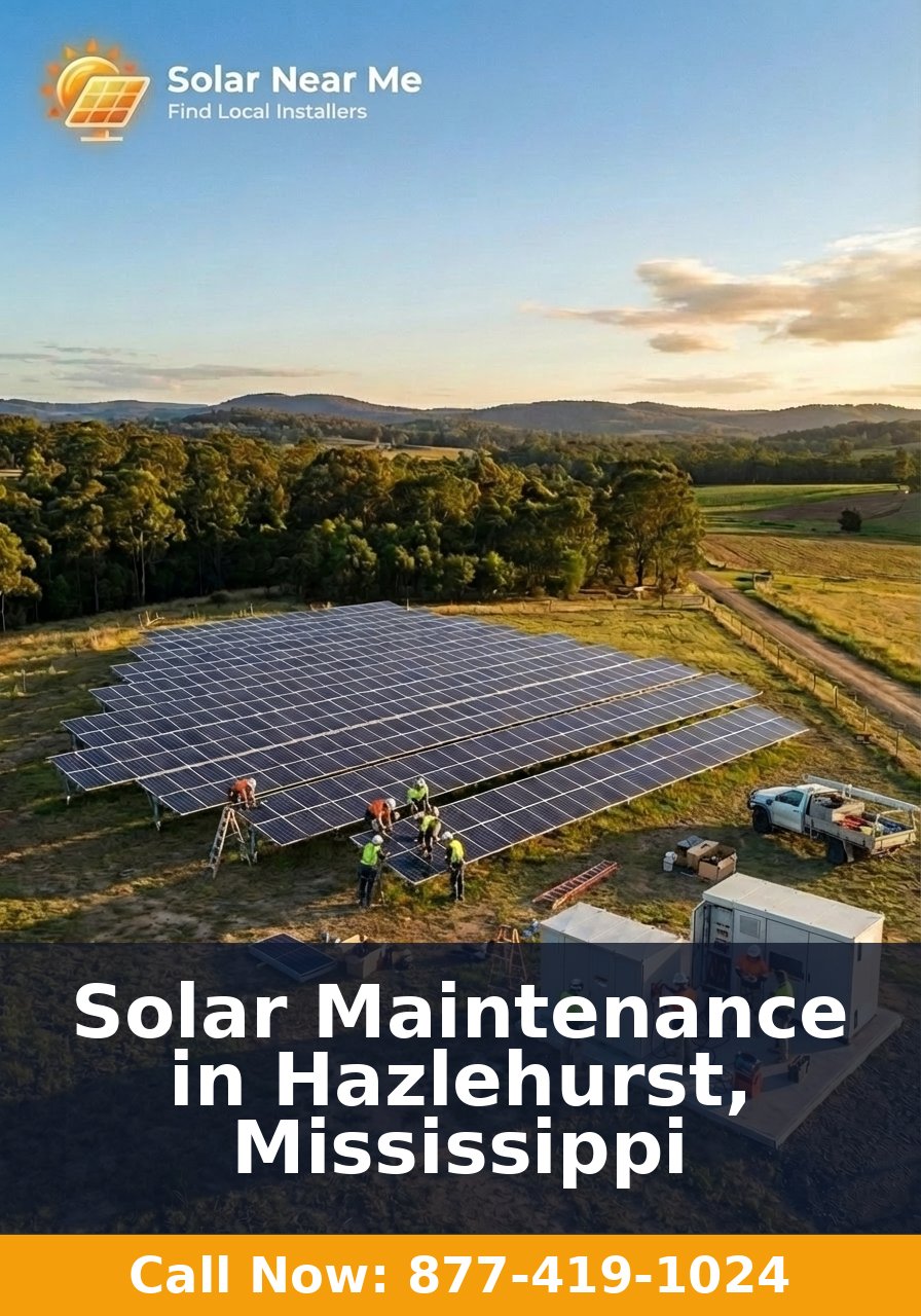 Solar Maintenance in Hazlehurst, Mississippi