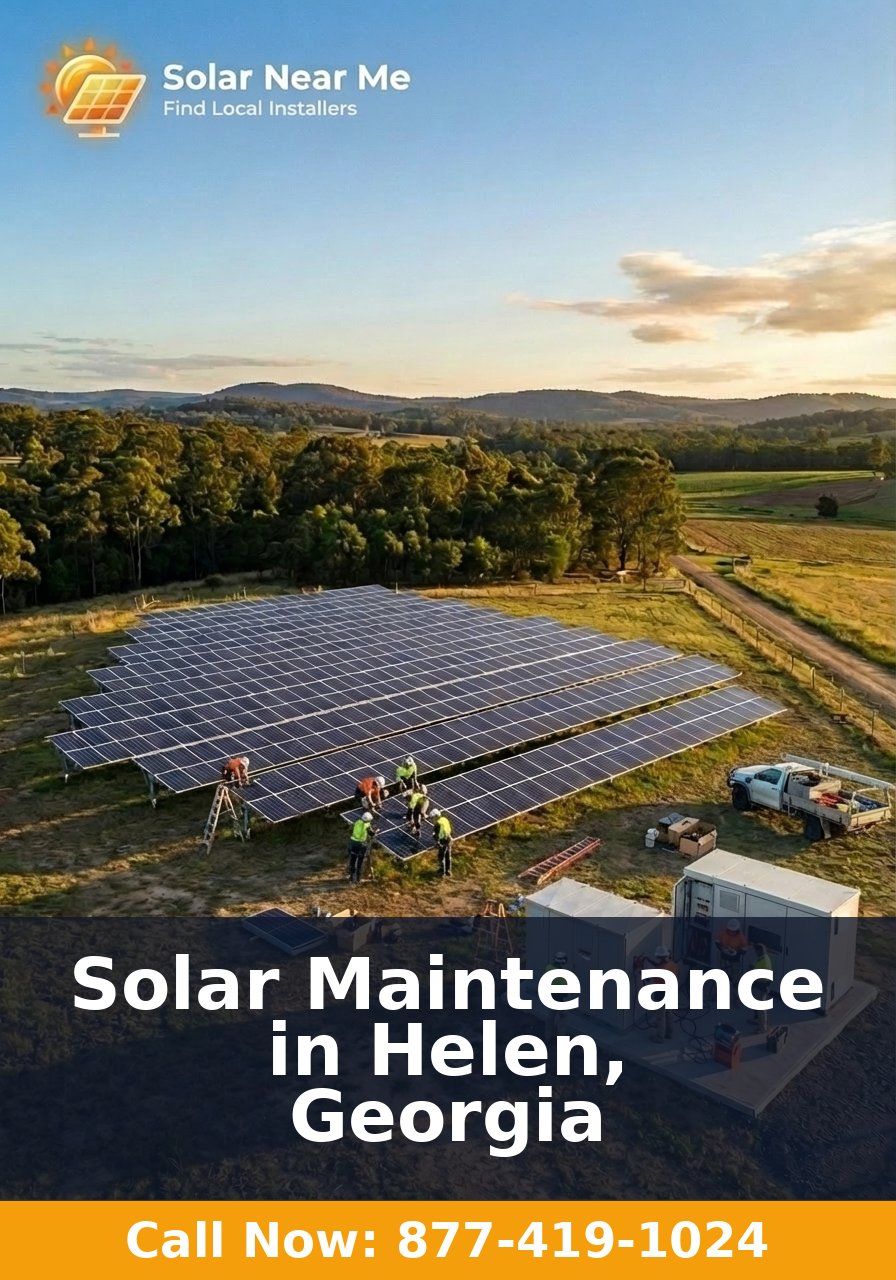 Solar Maintenance in Helen, Georgia