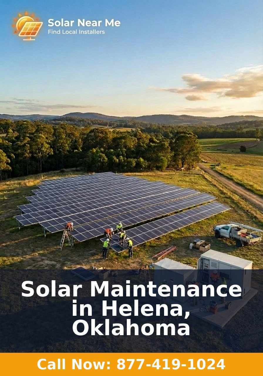 Solar Maintenance in Helena, Oklahoma