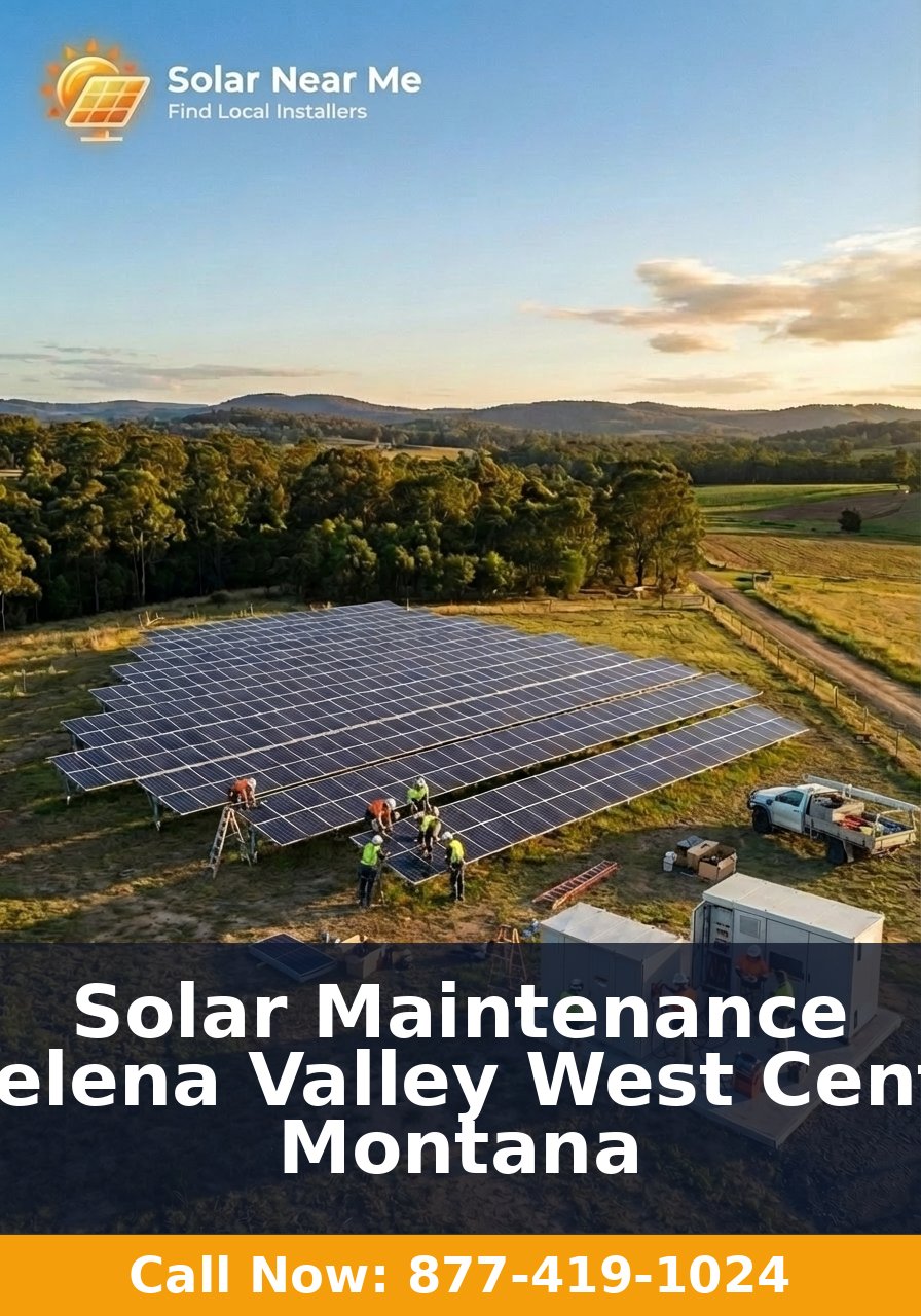 Solar Maintenance in Helena Valley West Central, Montana