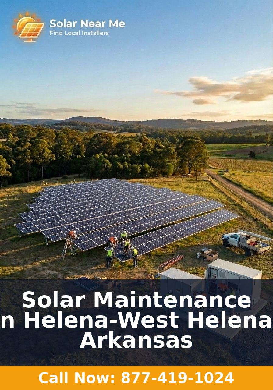 Solar Maintenance in Helena-West Helena, Arkansas