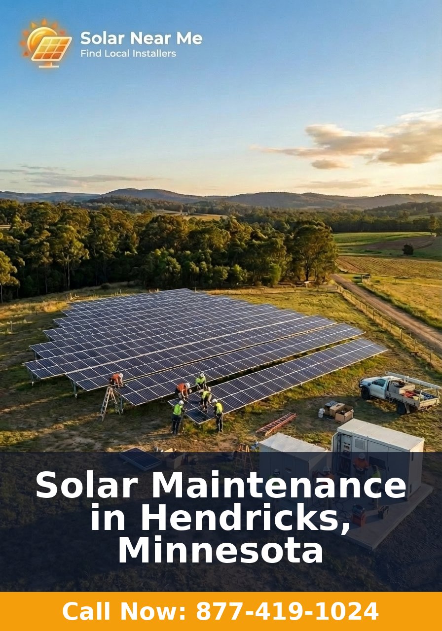 Solar Maintenance in Hendricks, Minnesota