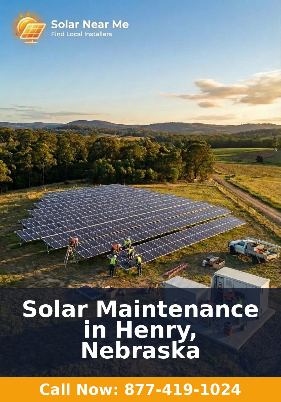 Solar Maintenance in Henry, Nebraska