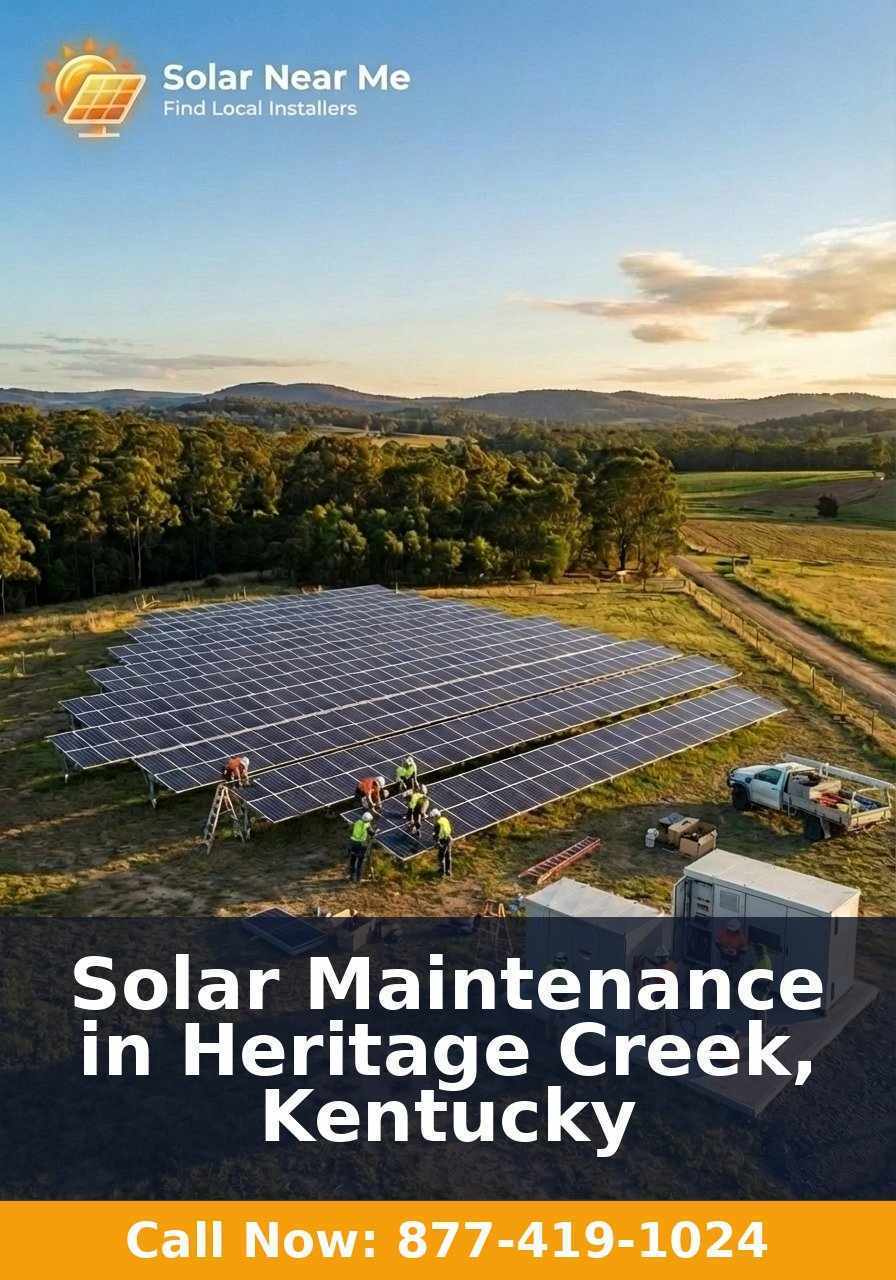 Solar Maintenance in Heritage Creek, Kentucky