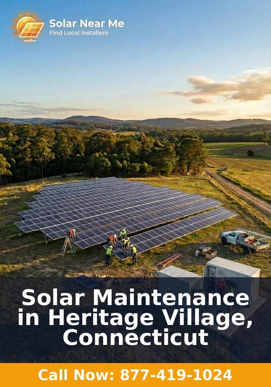 Solar Maintenance in Heritage Village, Connecticut