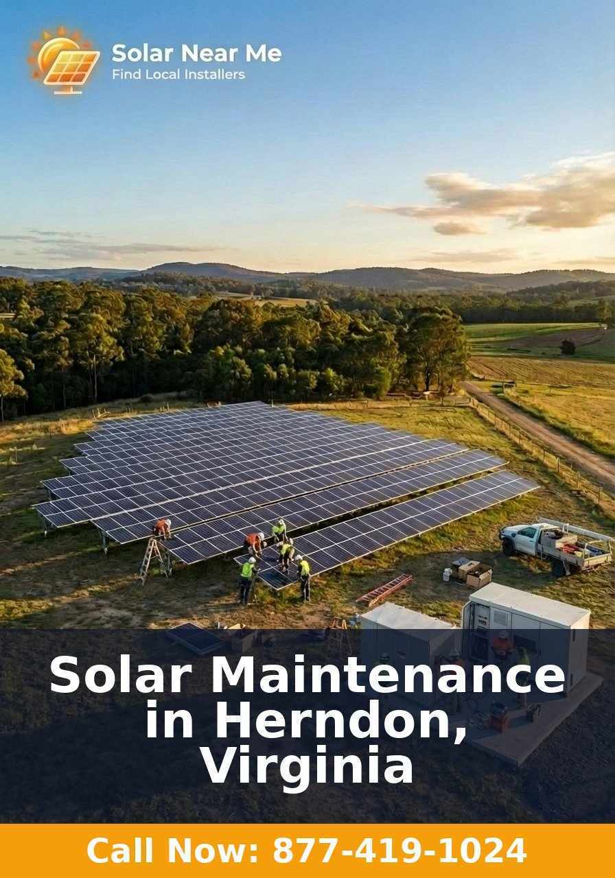 Solar Maintenance in Herndon, Virginia