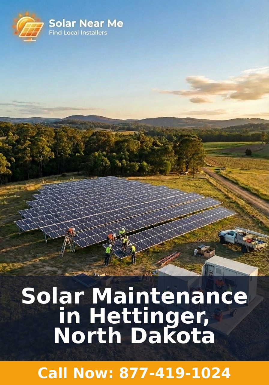 Solar Maintenance in Hettinger, North Dakota