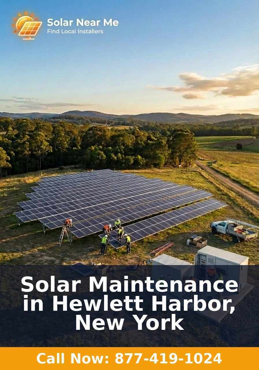 Solar Maintenance in Hewlett Harbor, New York