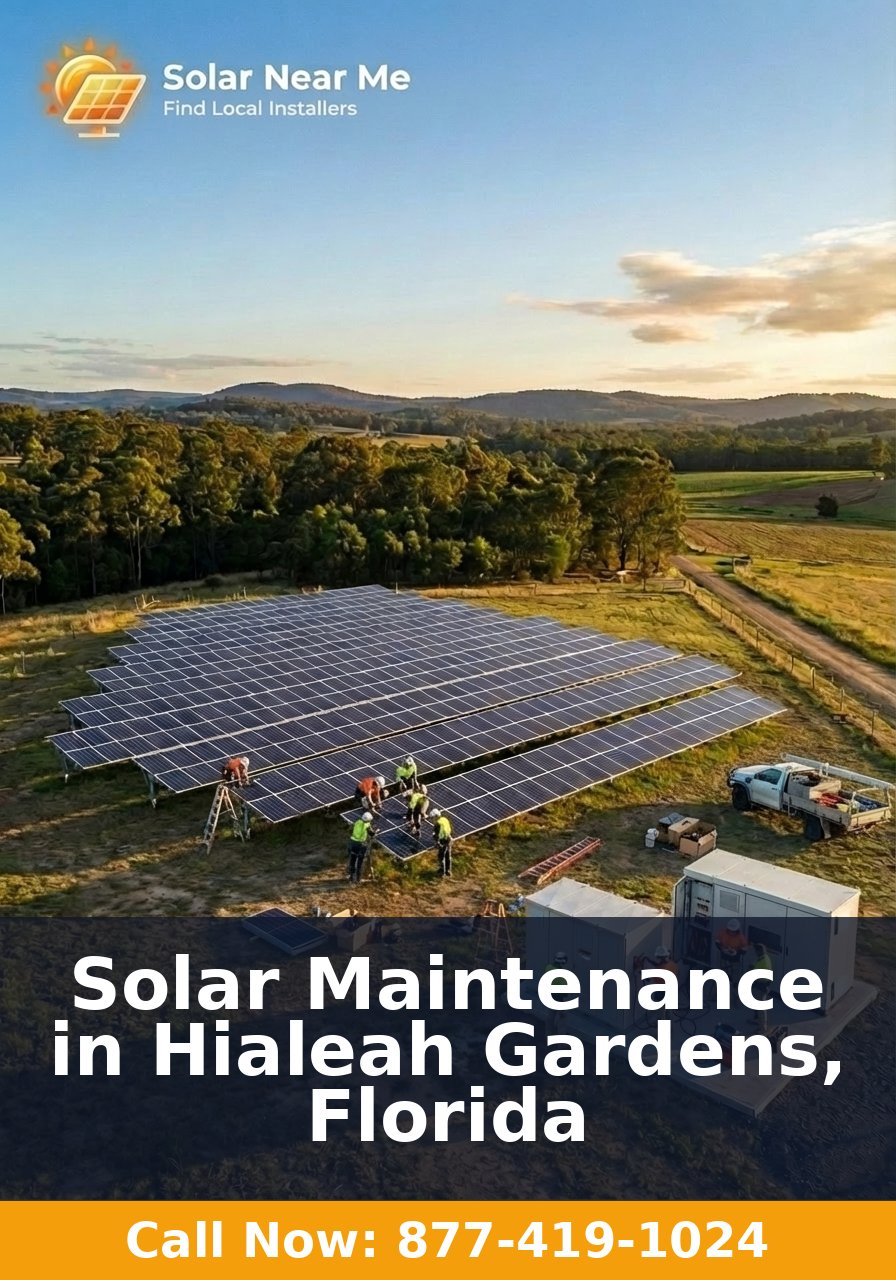 Solar Maintenance in Hialeah Gardens, Florida