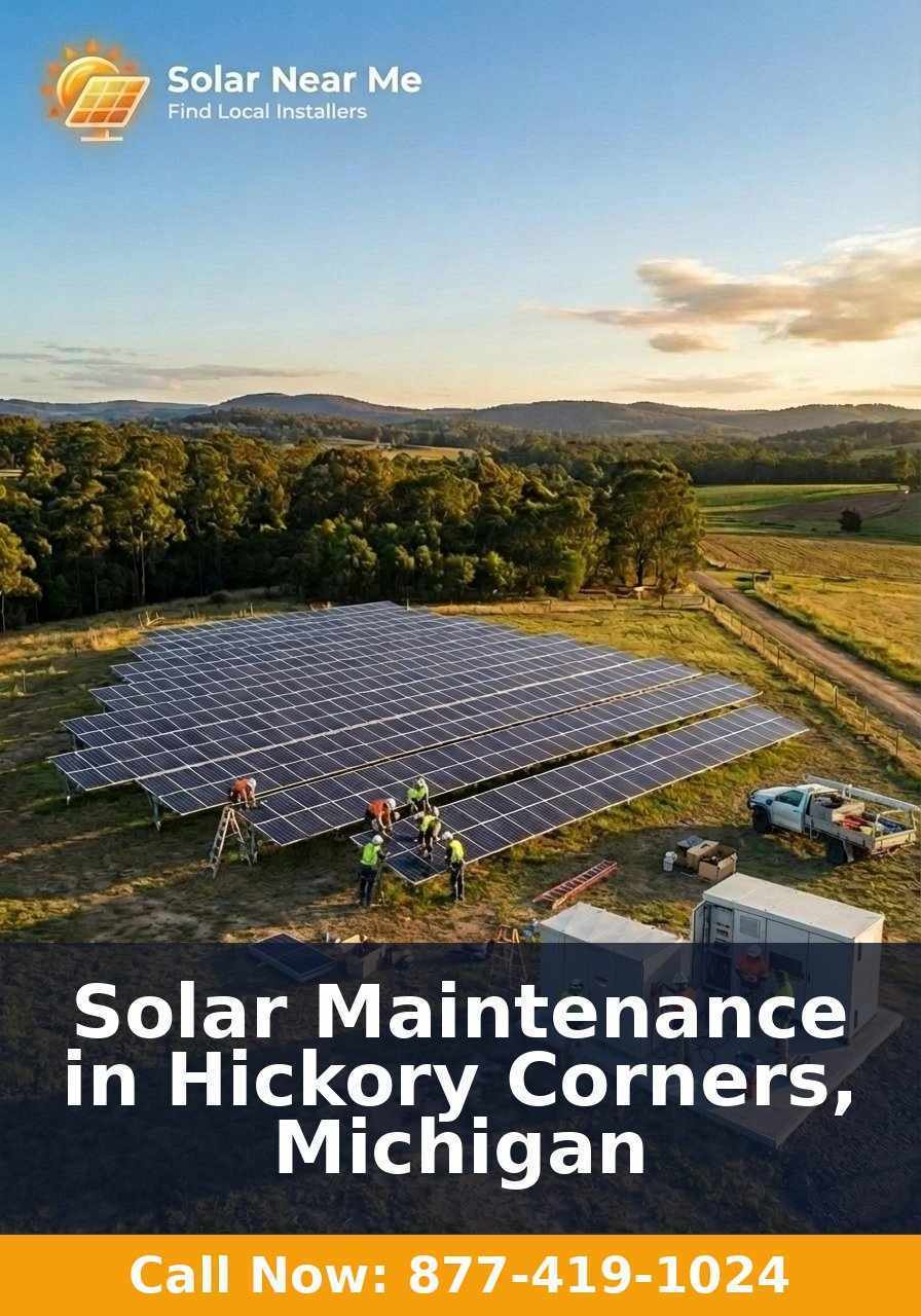 Solar Maintenance in Hickory Corners, Michigan